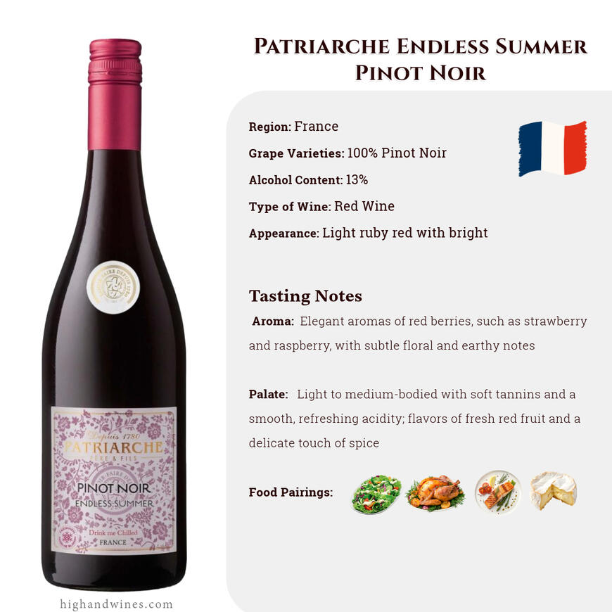 Patriarche Endless Summer Pinot Noir